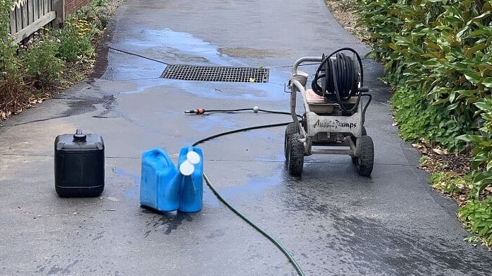 Allcon Cleaning Concrete Stains